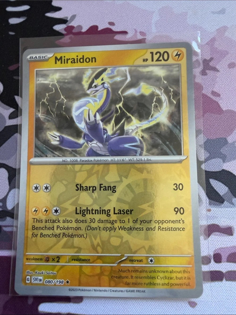 ⚡ Miraidon Pokémon Character Card Lot | 4 Holo & Reverse Holo Cards ✨5/$25✨